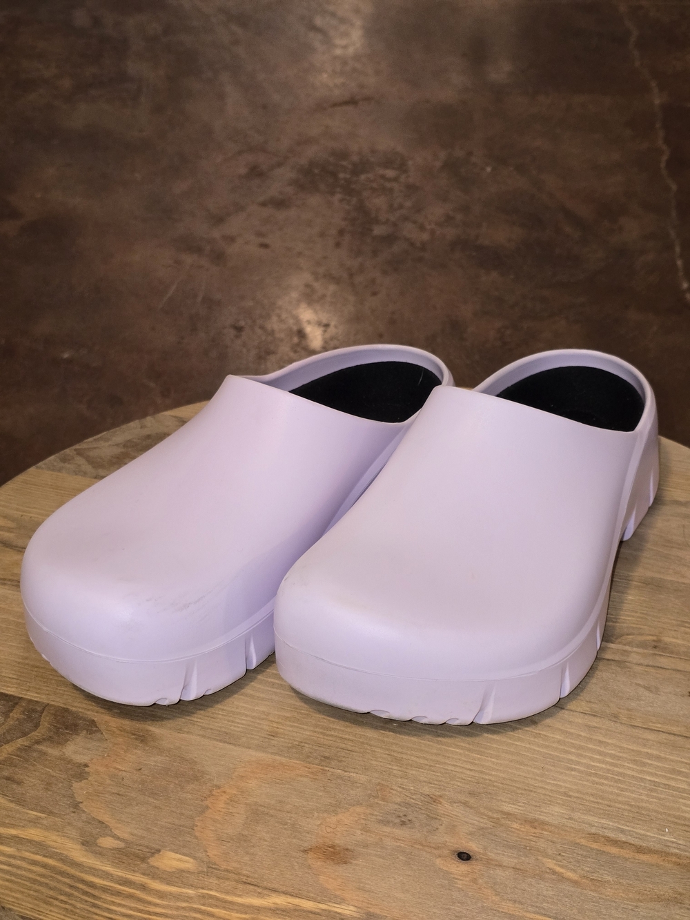 Birkenstock Lilac Slip-On Clog Mules